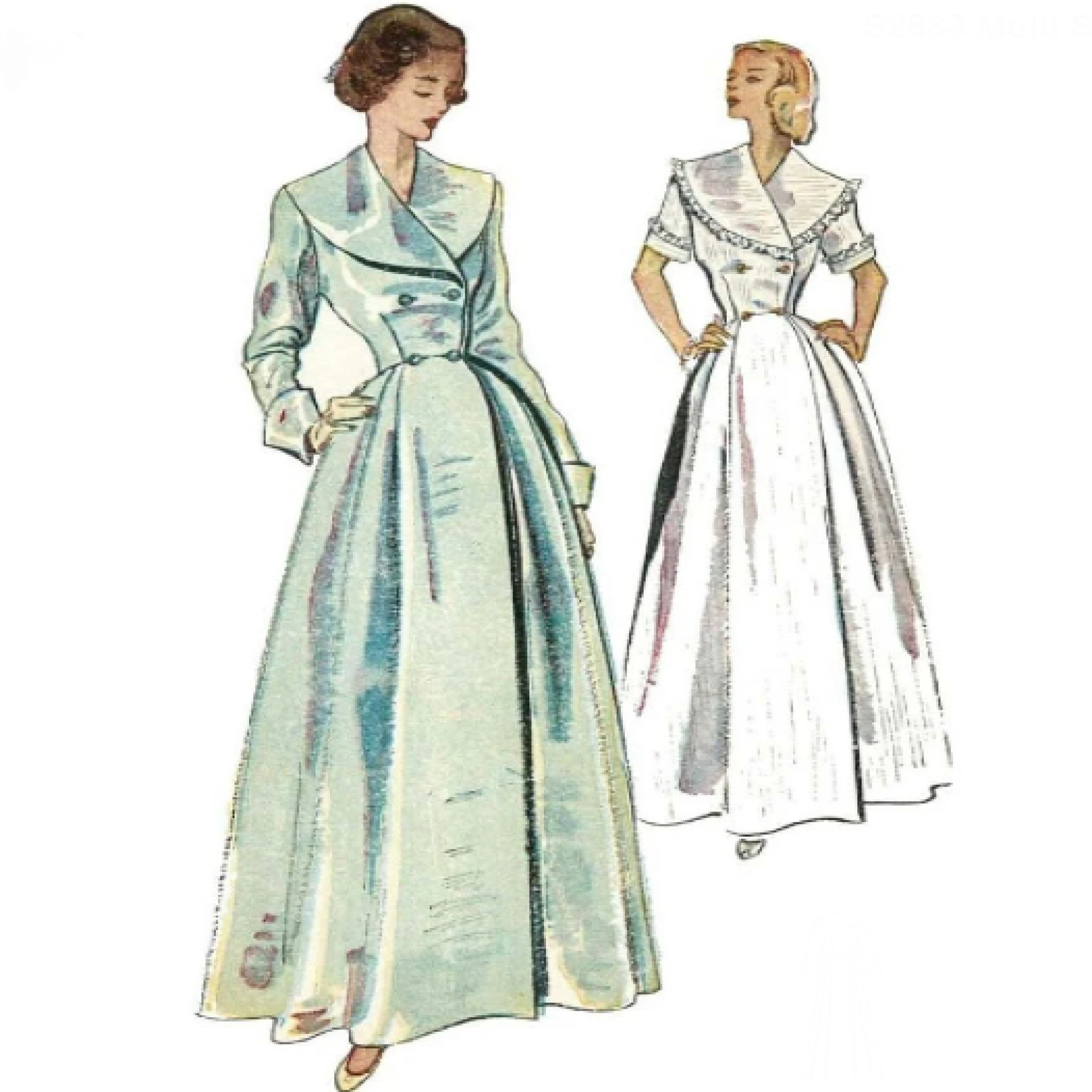 Vintage Sewing Patterns: Lounge-wear ...